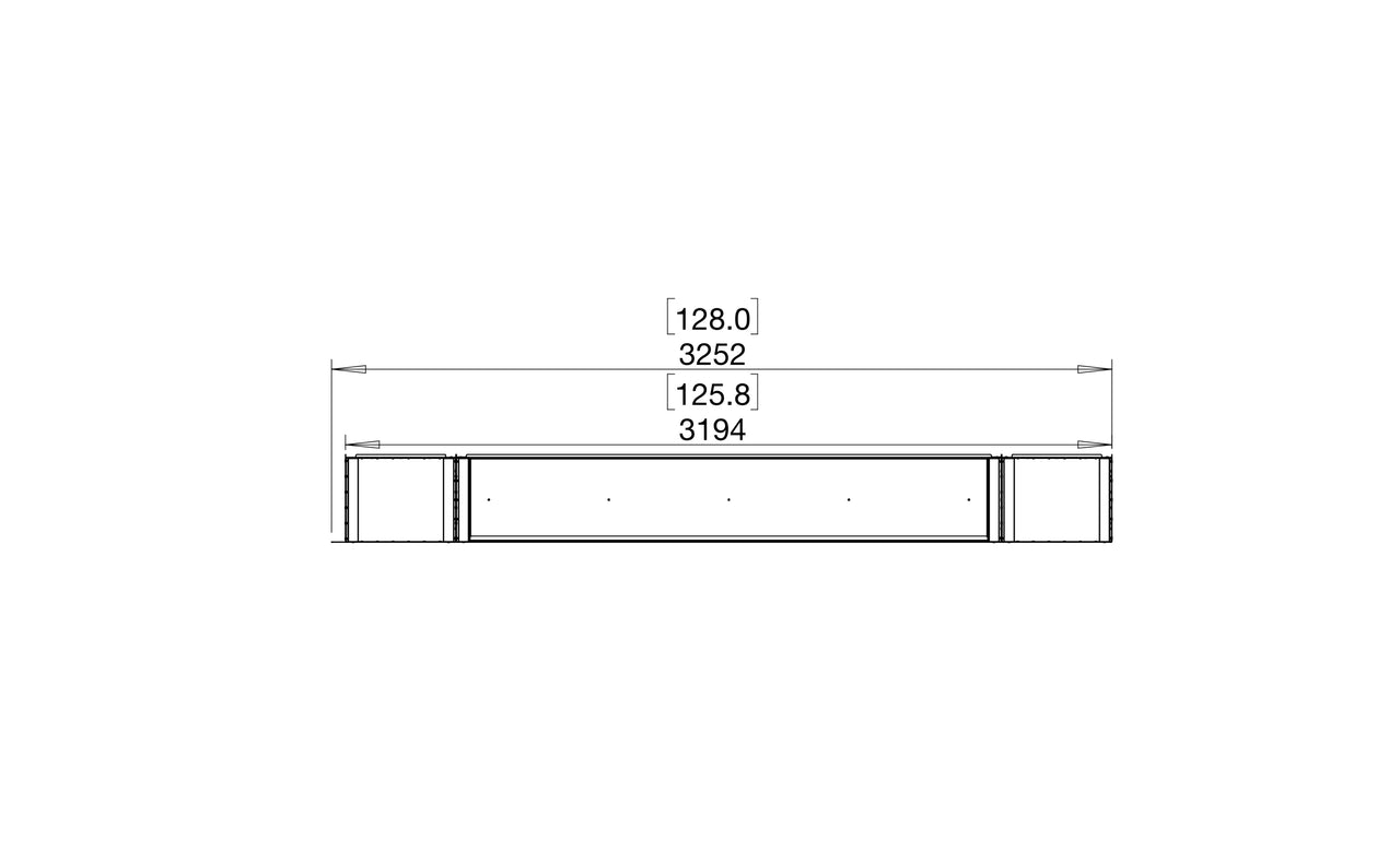 Flex 122RC.BX2 Right Corner Fireplace Insert