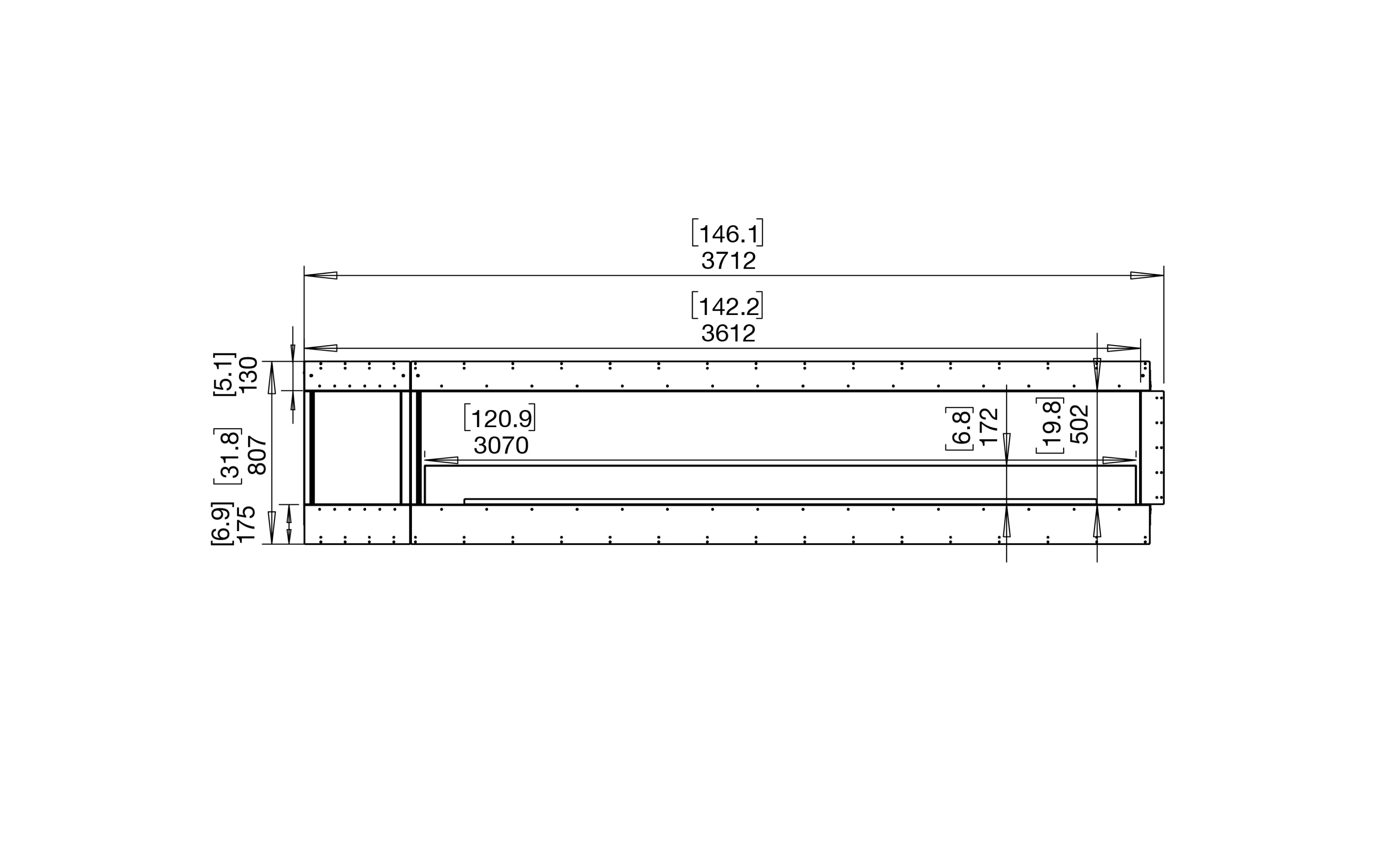 EcoSmart Fire Flex 140LC.BXL Left Corner Fireplace Insert