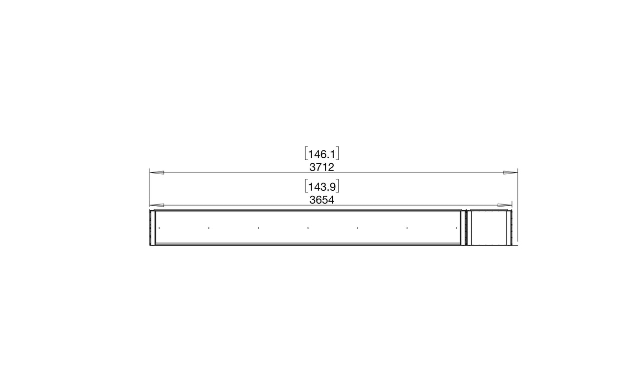 Flex 140LC.BXR Left Corner Fireplace Insert