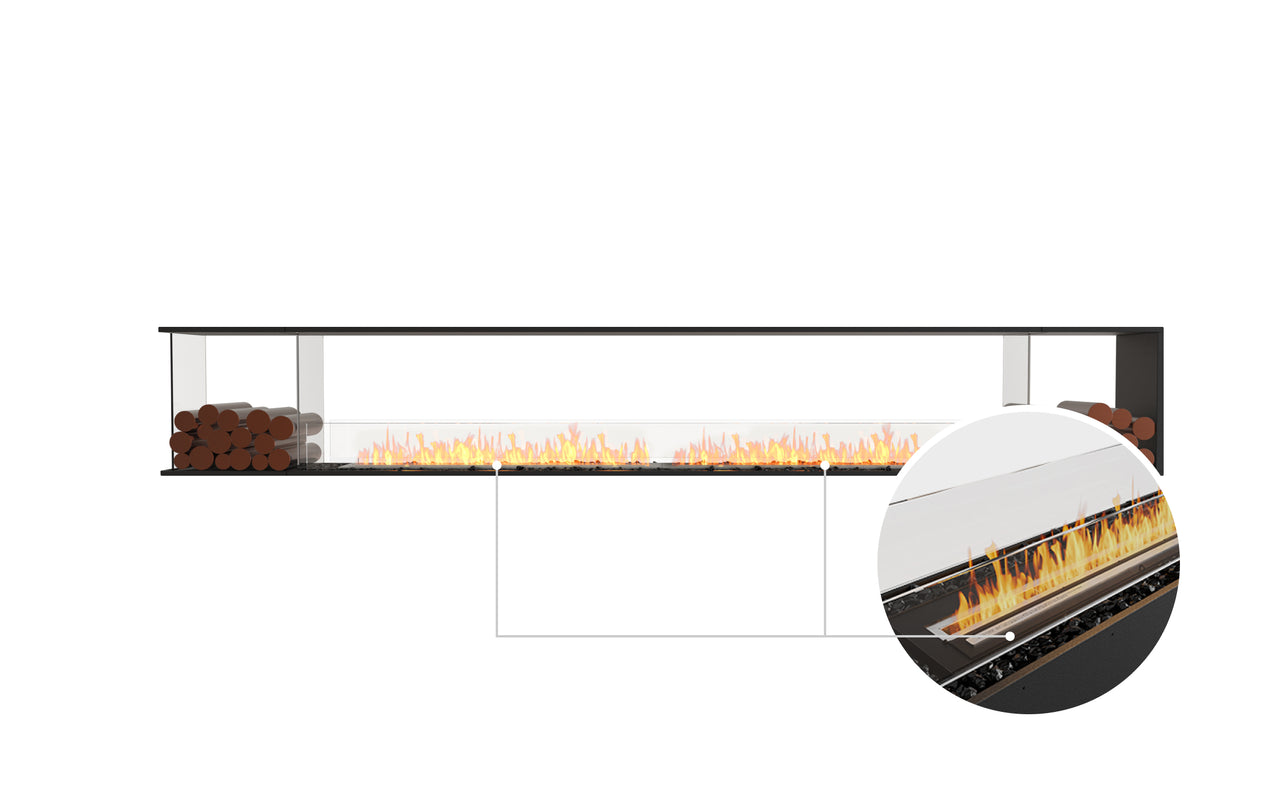 Flex 140PN.BX2 Peninsula Fireplace Insert