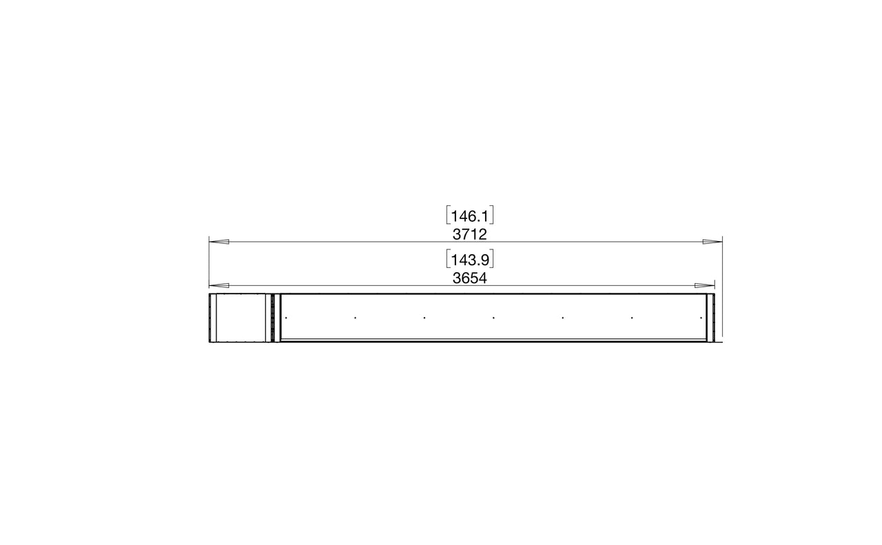 Flex 140PN.BXL Peninsula Fireplace Insert