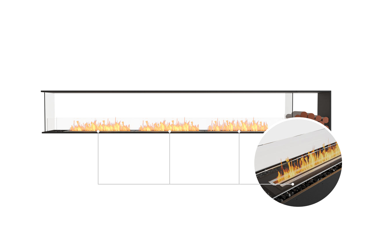 Flex 140PN.BXR Peninsula Fireplace Insert