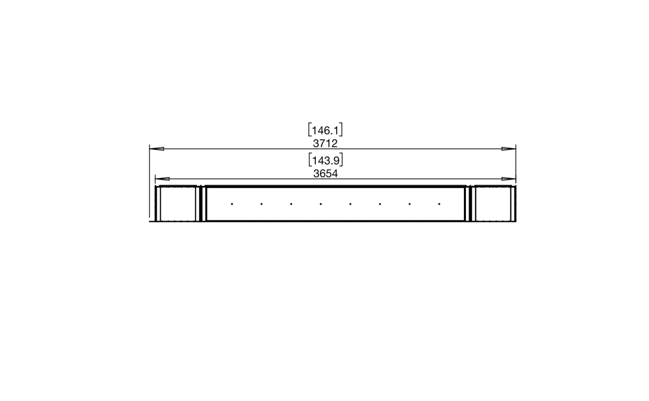 Flex 140RC.BX2 Right Corner Fireplace Insert