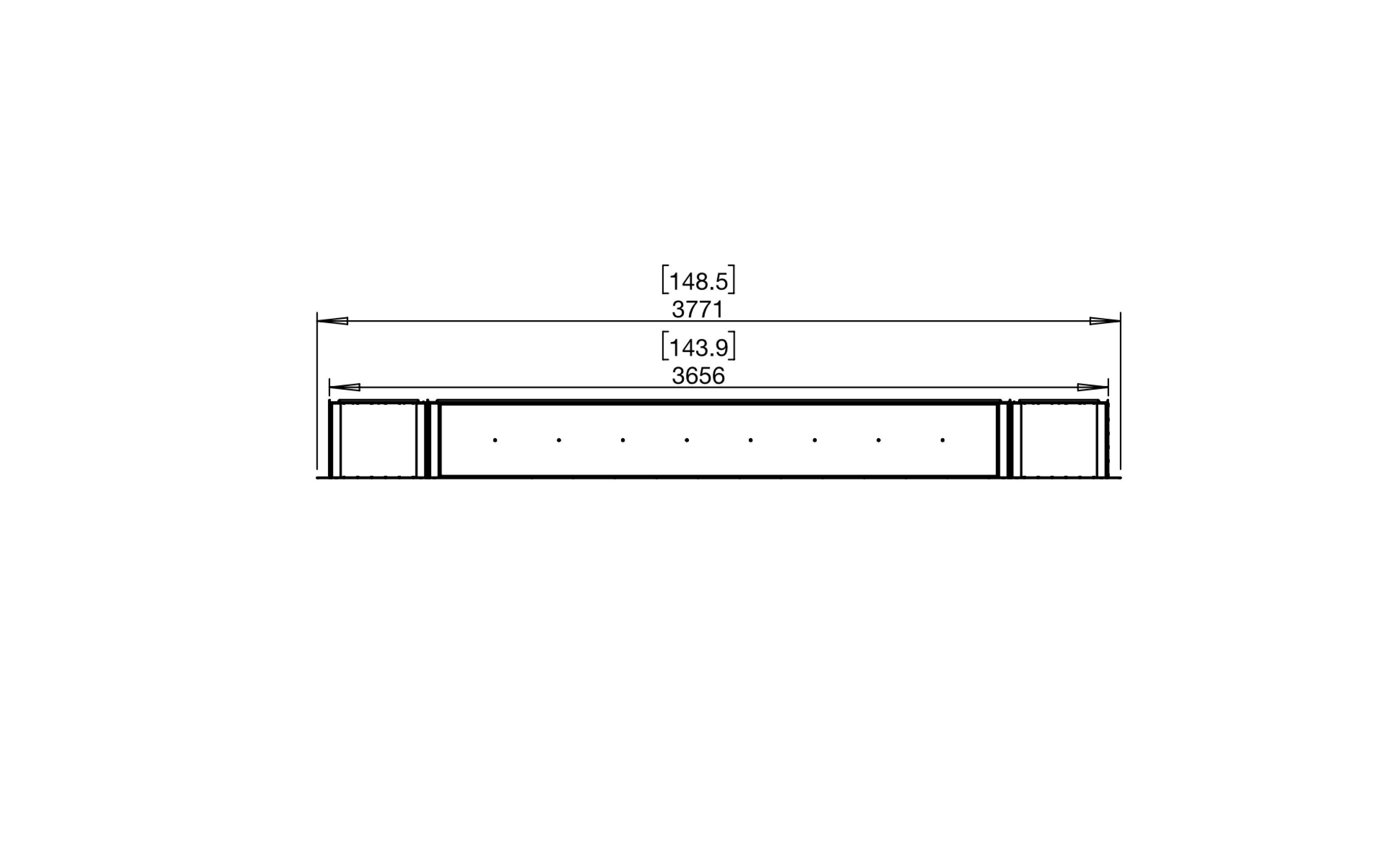 EcoSmart Fire Flex 140SS.BX2 Single Sided Fireplace Insert