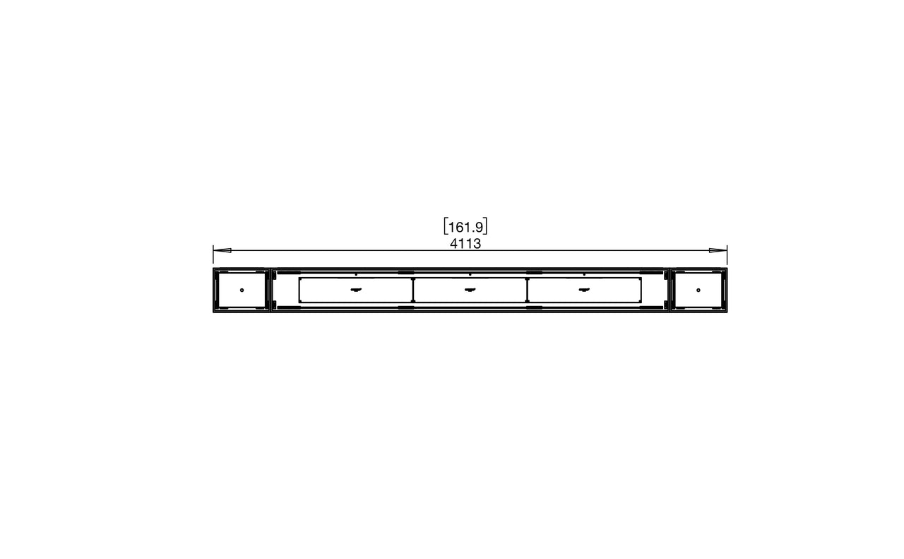 Flex 158BN.BX2 Bench Fireplace Insert