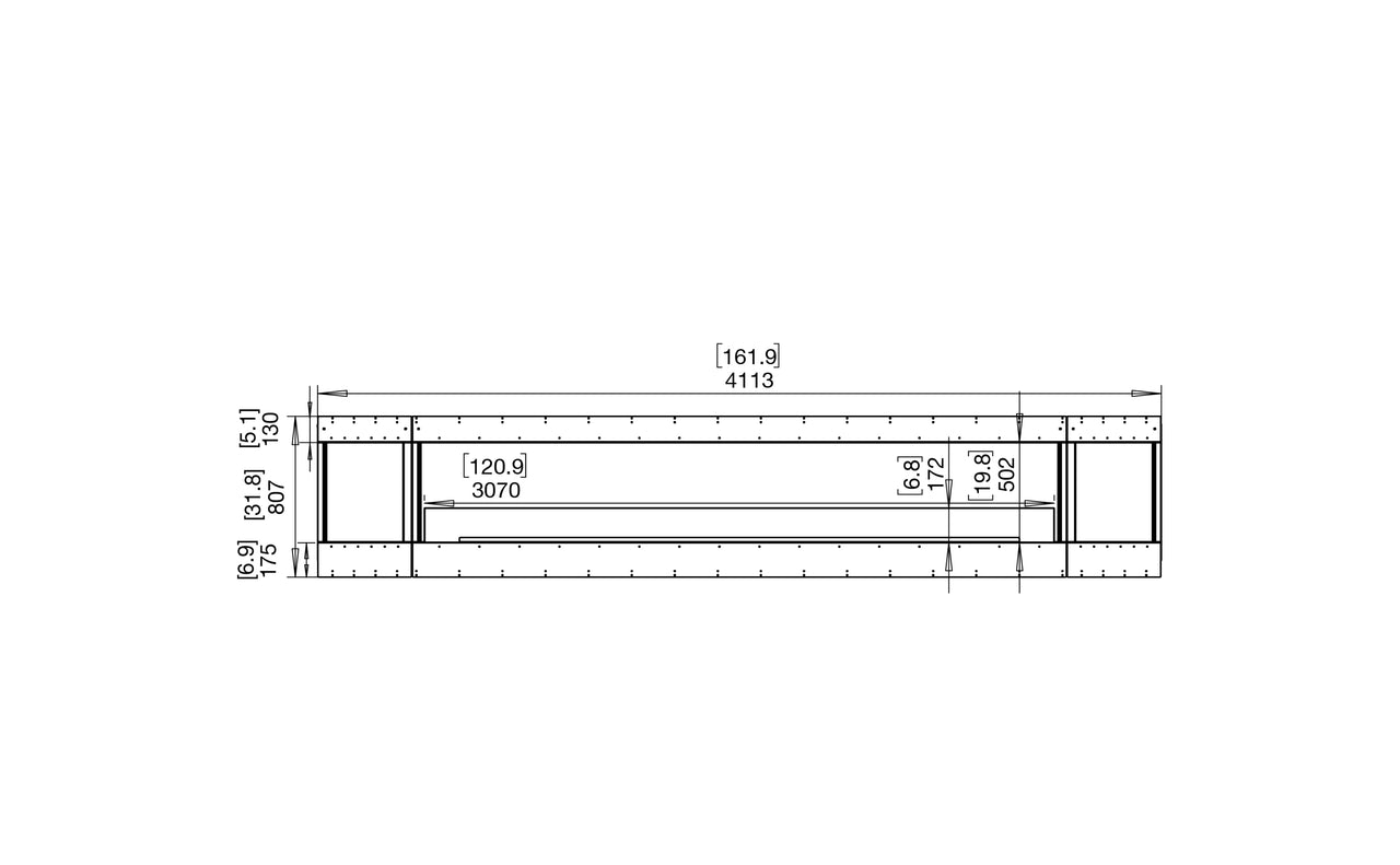 Flex 158BY.BX2 Bay Fireplace Insert