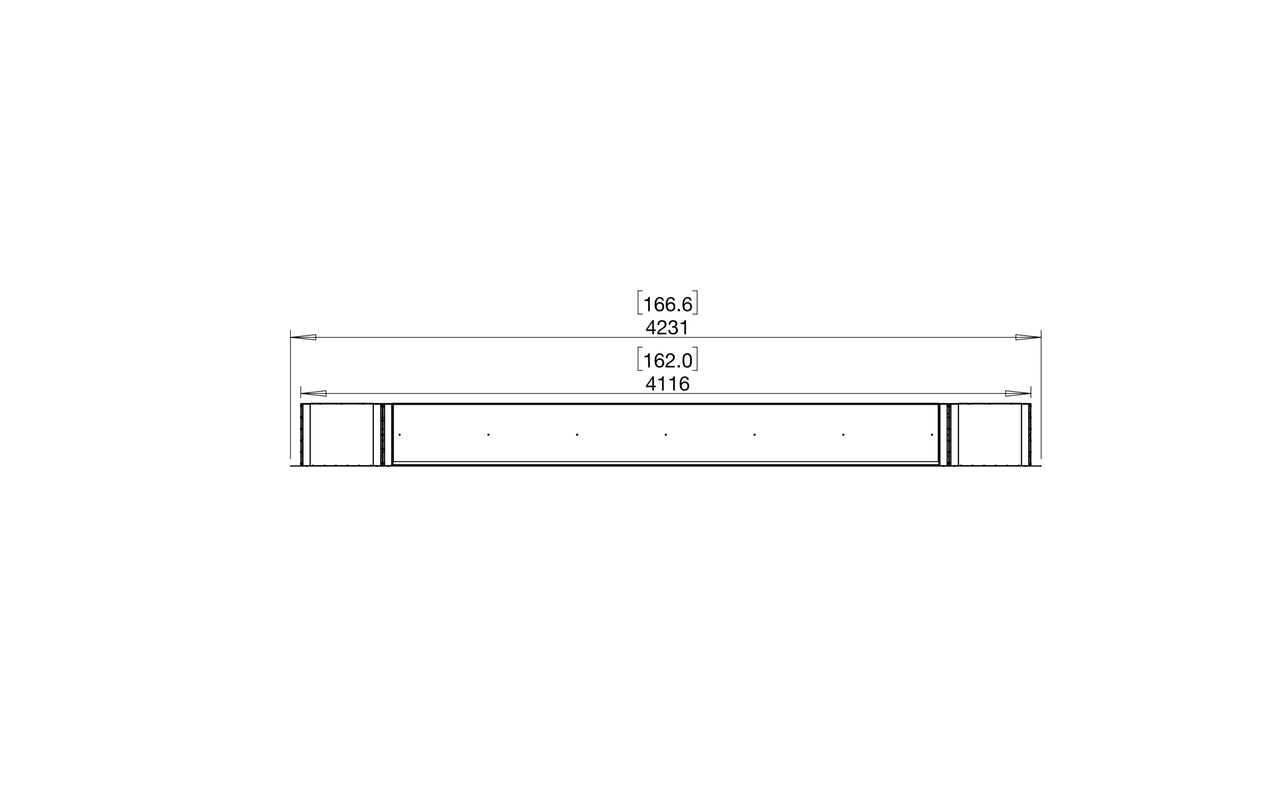 Flex 158DB.BX2 Double Sided Fireplace Insert