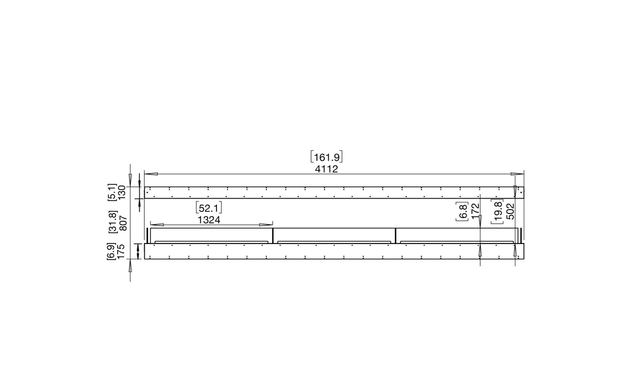 Flex 158IL Island Fireplace Insert