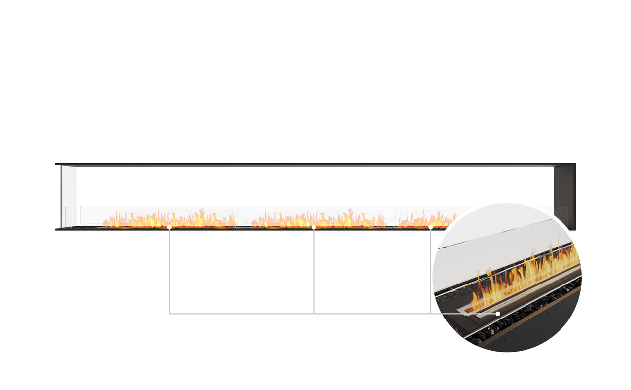 Flex 158PN Peninsula Fireplace Insert