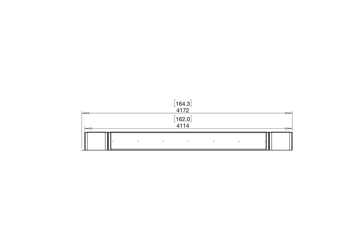 Flex 158RC.BX2 Right Corner Fireplace Insert