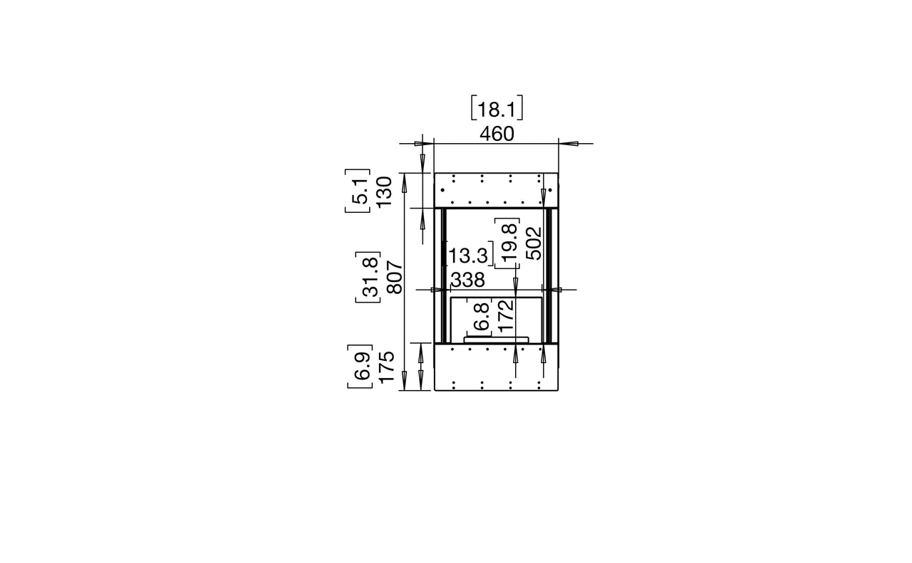 Flex 18BY Bay Fireplace Insert