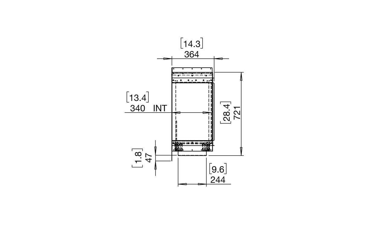 Flex 18LC Left Corner Fireplace Insert