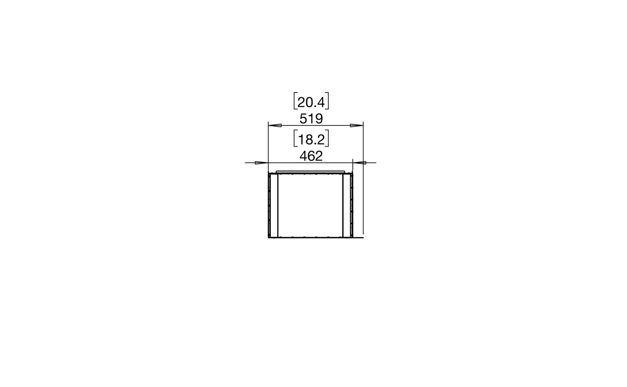 Flex 18LC Left Corner Fireplace Insert