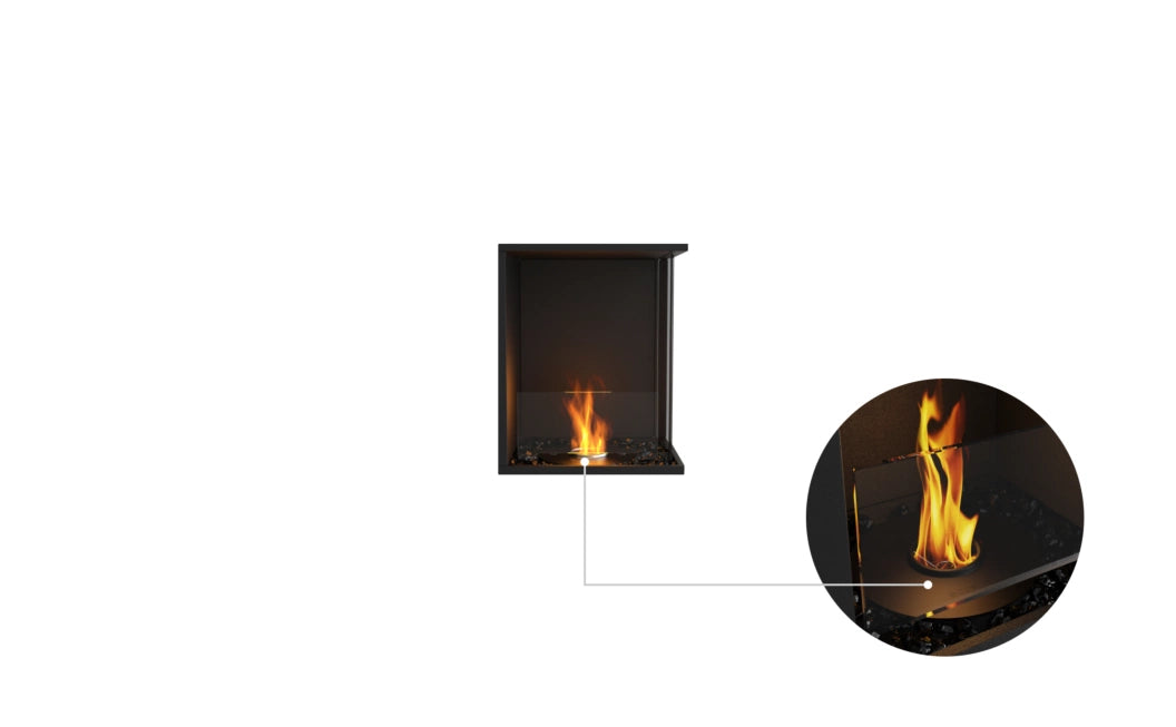 EcoSmart Fire Flex 18RC Right Corner Fireplace Insert