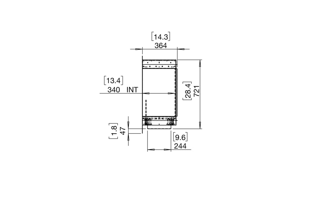 Flex 18SS Single Sided Fireplace Insert