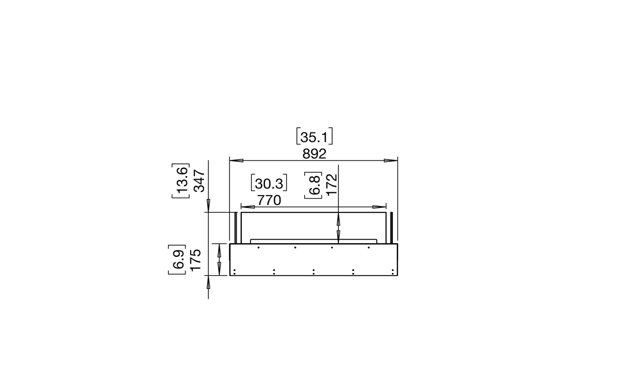 Flex 32BN Bench Fireplace Insert