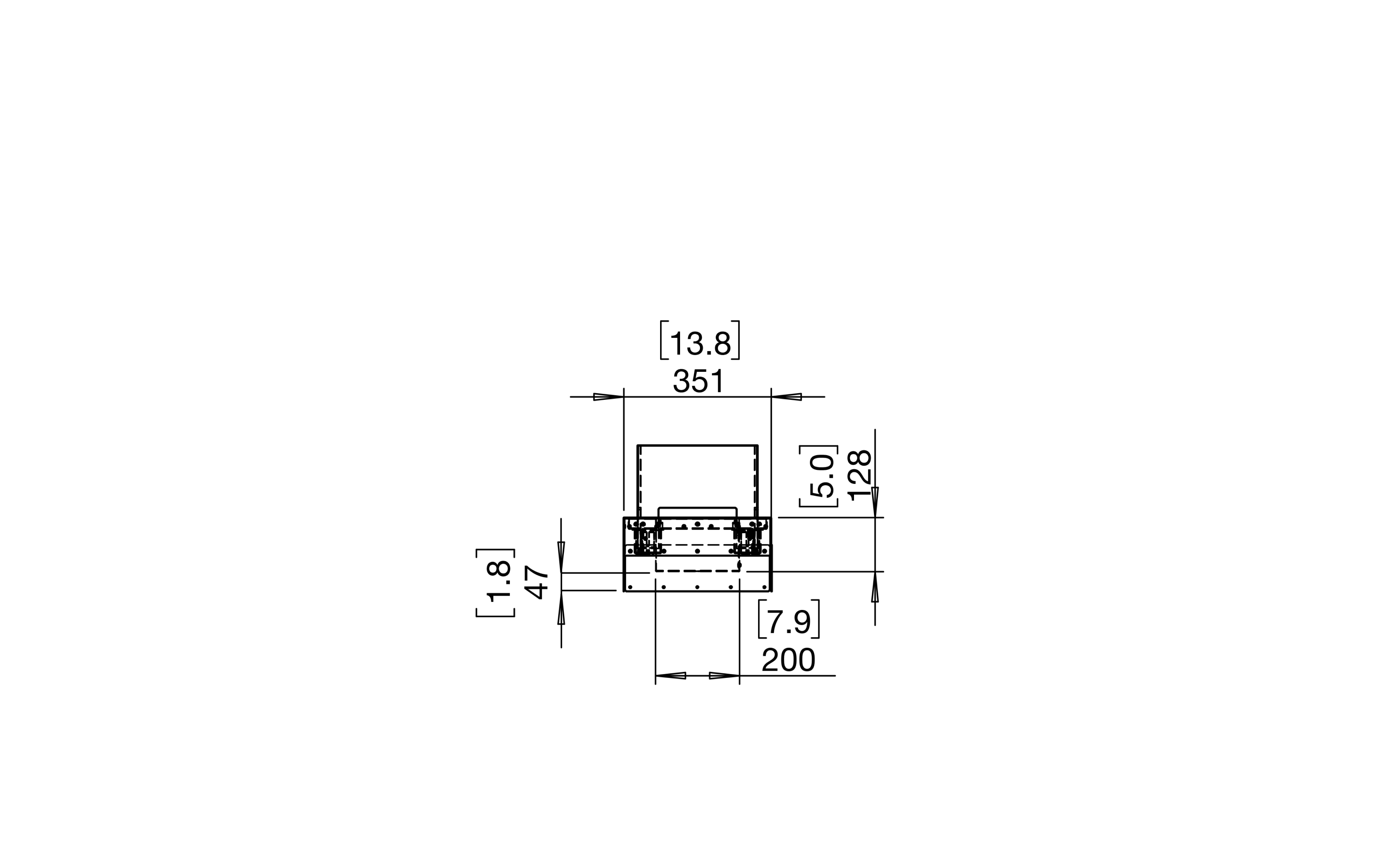 EcoSmart Fire Flex 158BN.BX2 Bench Fireplace Insert