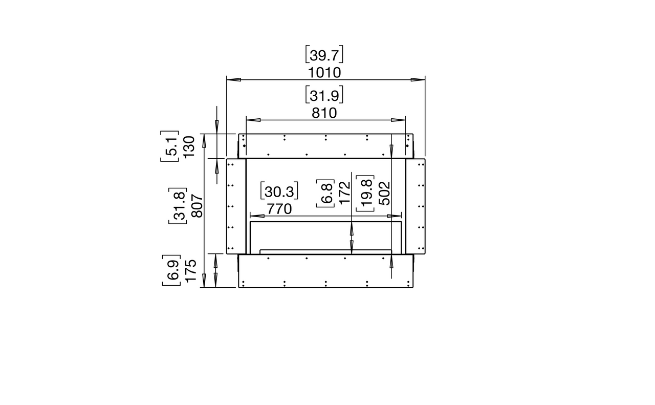 Flex 32DB Double Sided Fireplace Insert