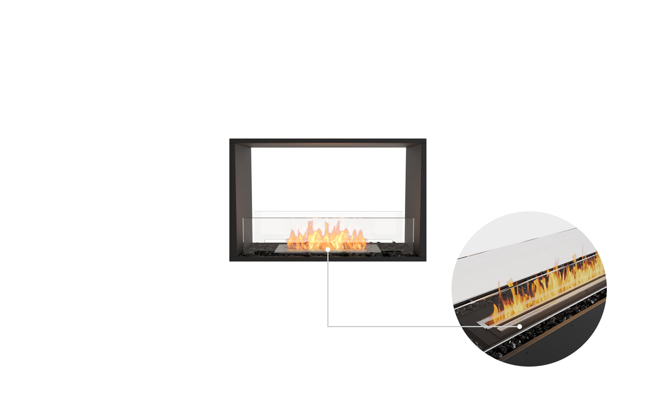 EcoSmart Fire Flex 32DB Double Sided Fireplace Insert