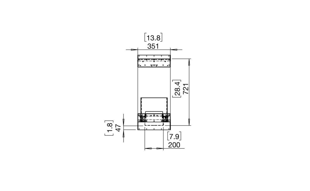 Flex 104IL.BX2 Island Fireplace Insert