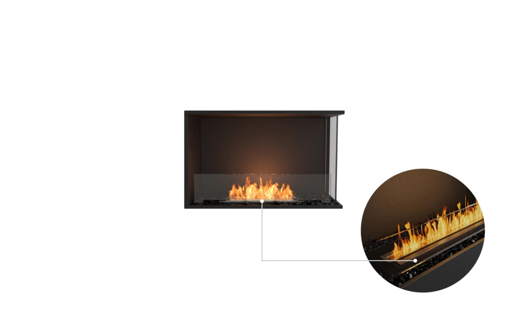 EcoSmart Fire Flex 32RC Right Corner Fireplace Insert