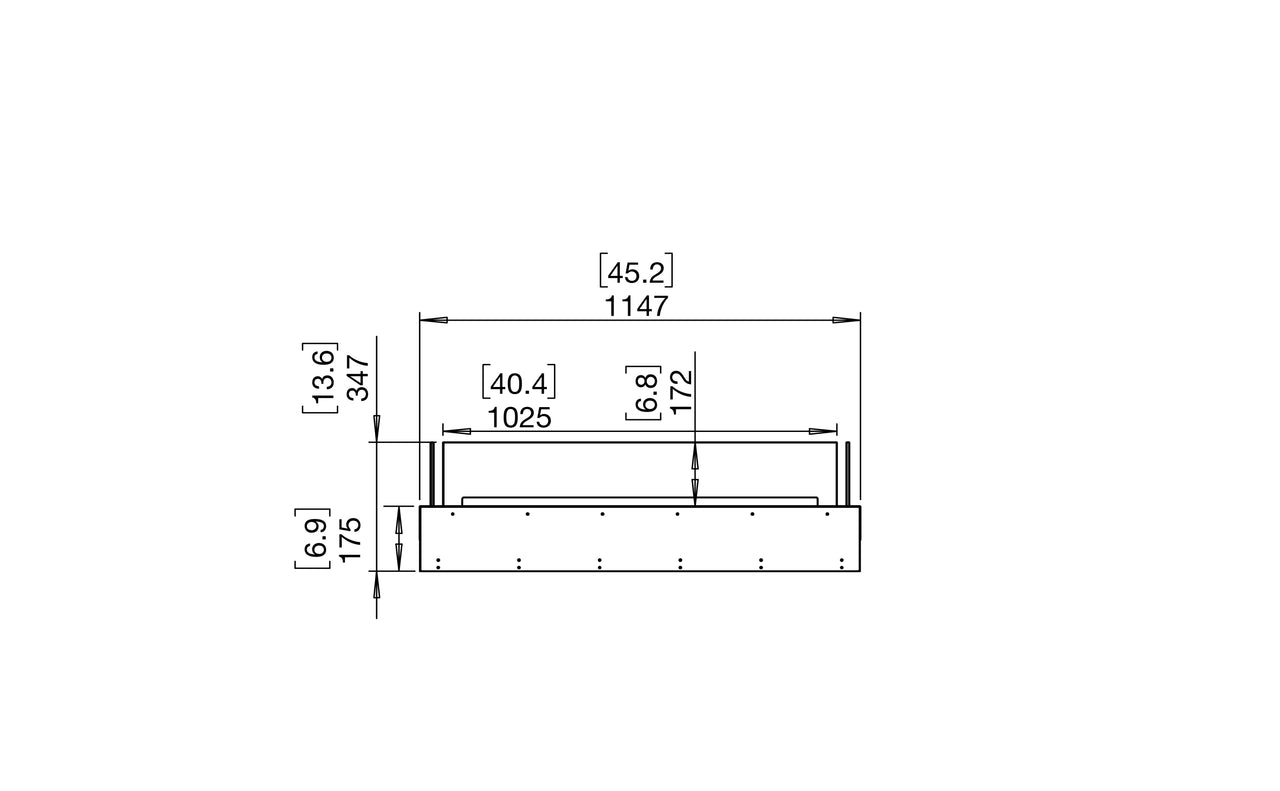 Flex 42BN Bench Fireplace Insert