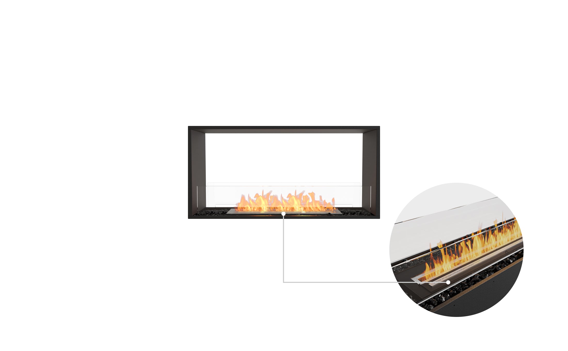 EcoSmart Fire Flex 42DB Double Sided Fireplace Insert