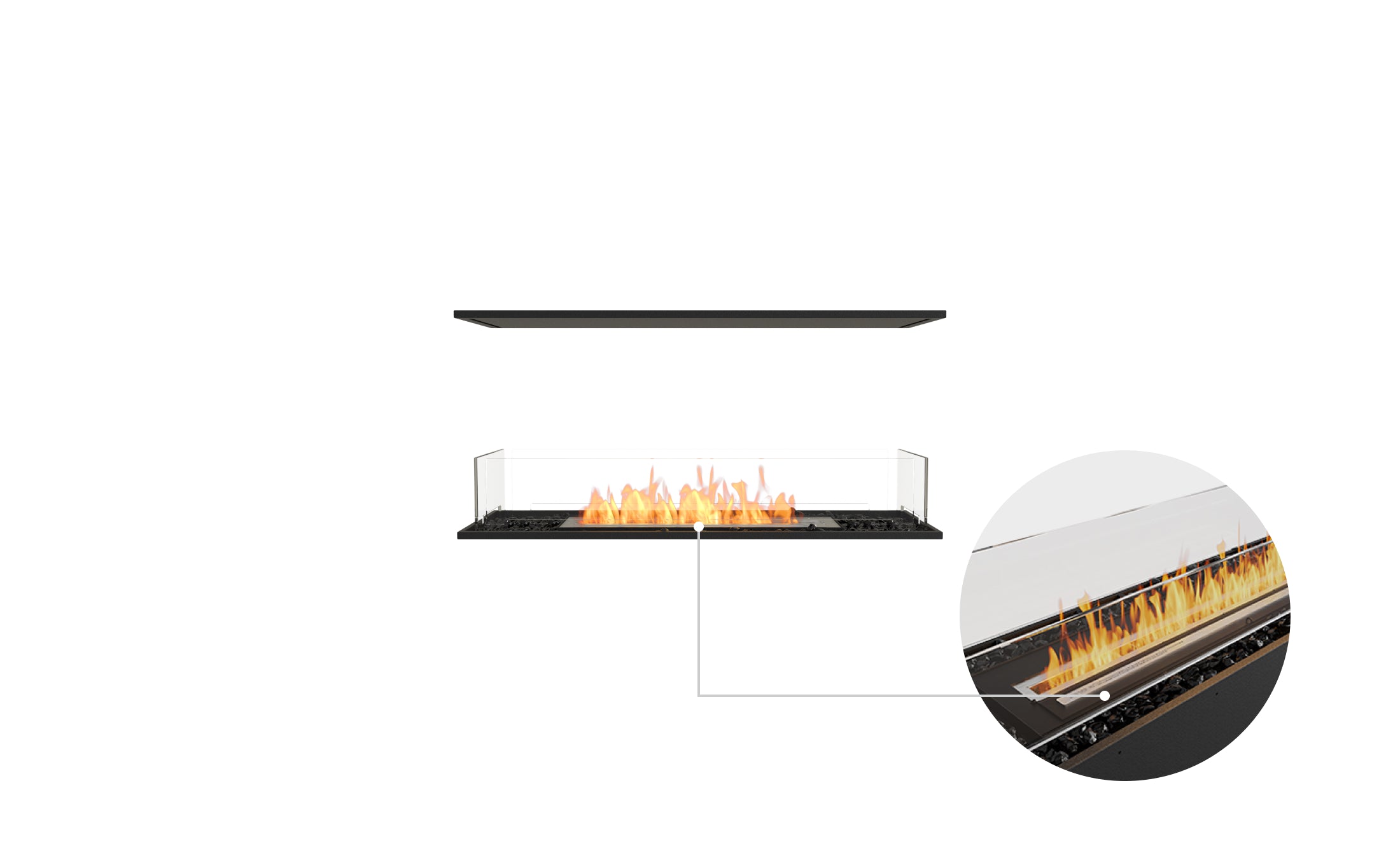 EcoSmart Fire Flex 42IL Island Fireplace Insert