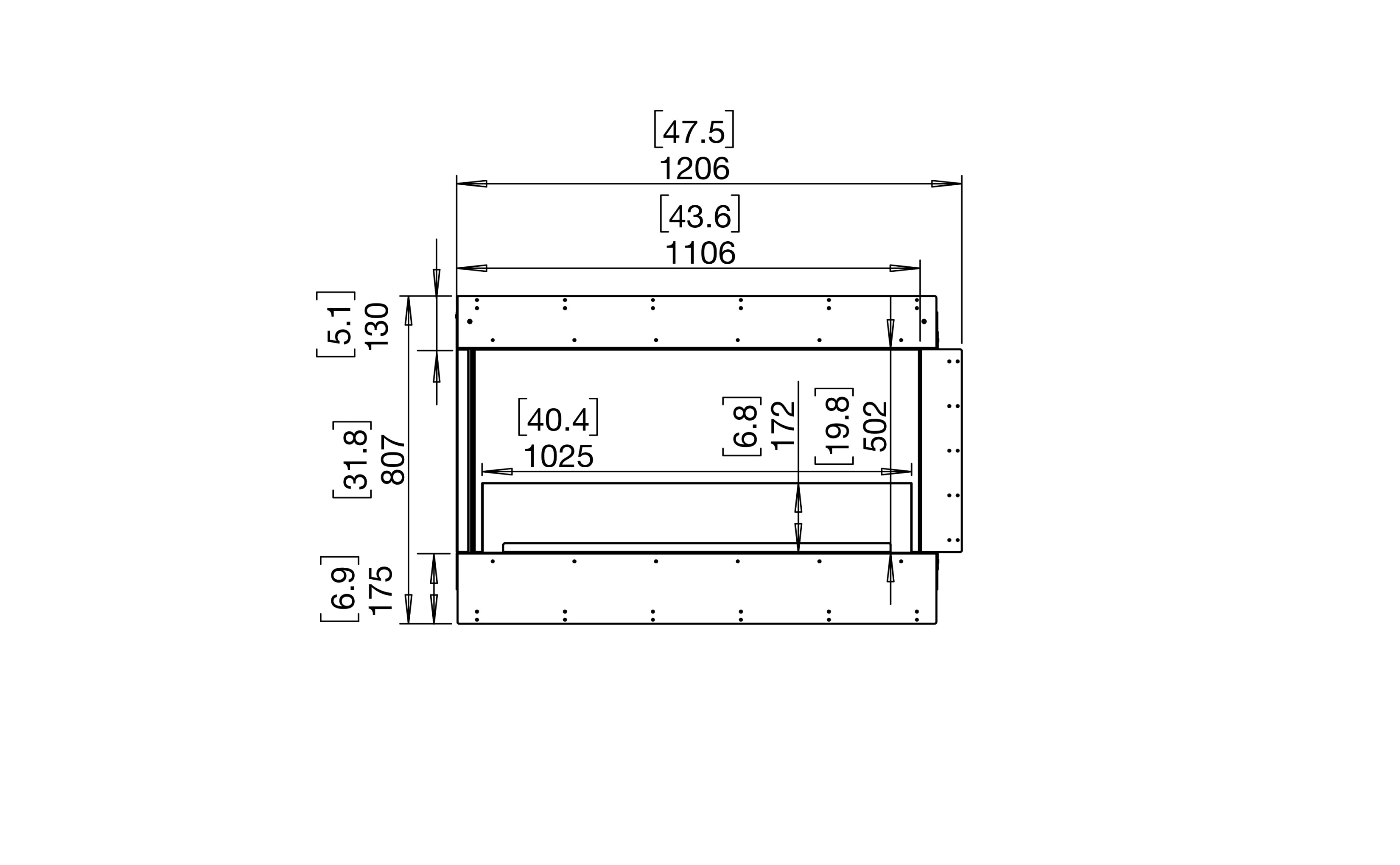 EcoSmart Fire Flex 42LC Left Corner Fireplace Insert
