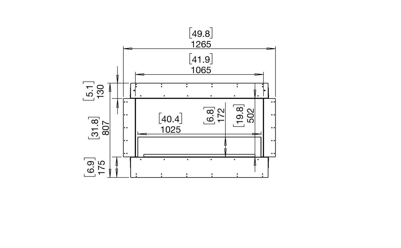 Flex 42SS Single Sided Fireplace Insert