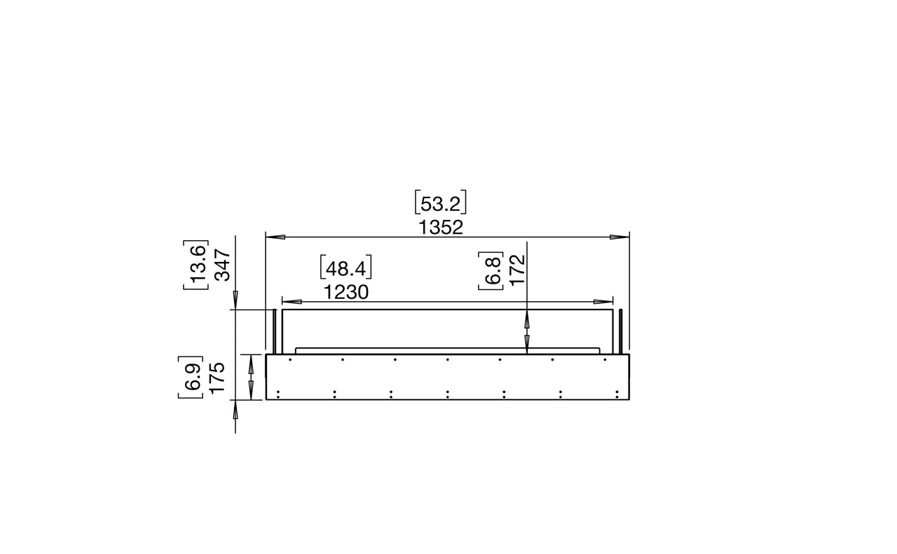 Flex 50BN Bench Fireplace Insert