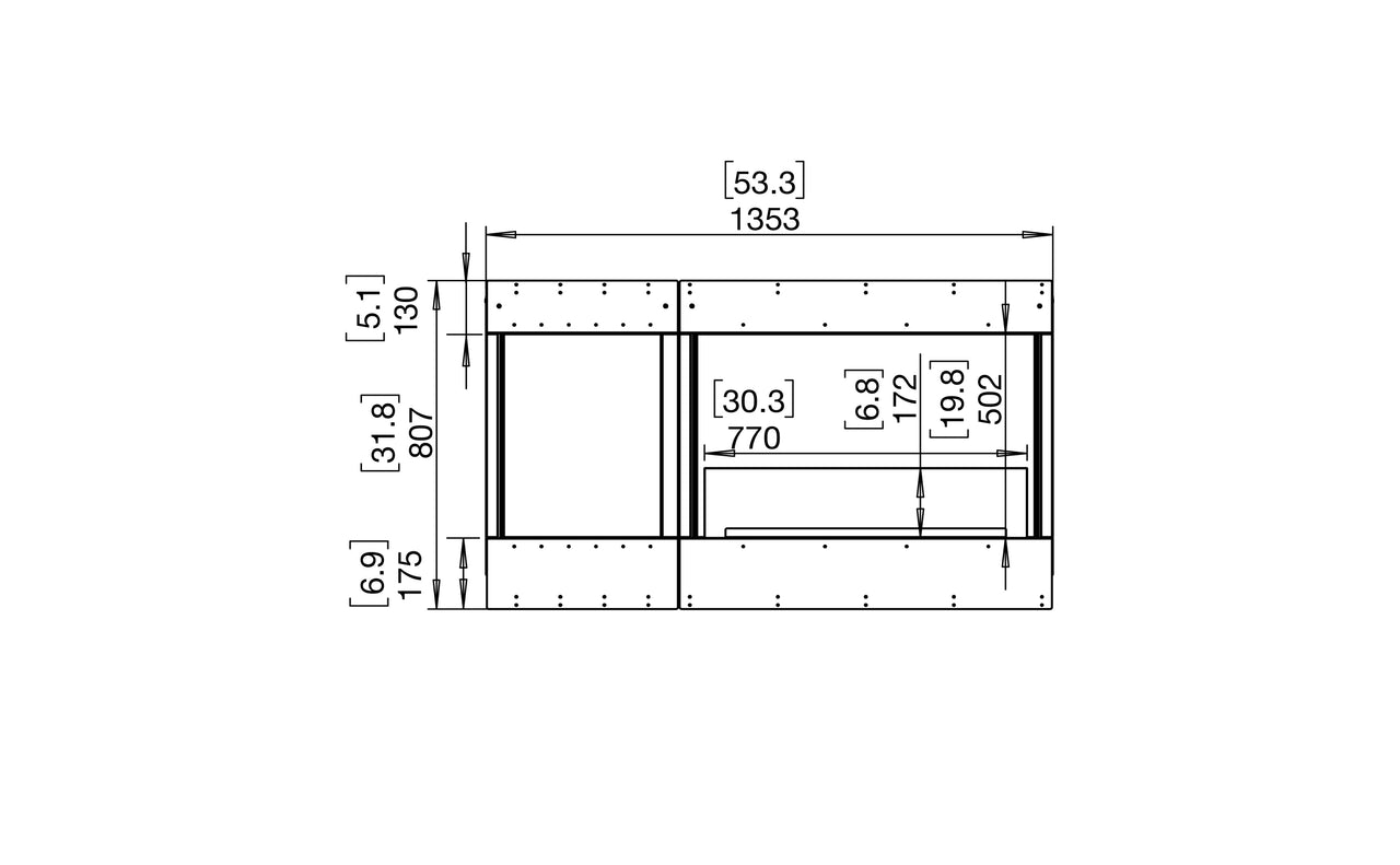 Flex 50BY.BXL Bay Fireplace Insert