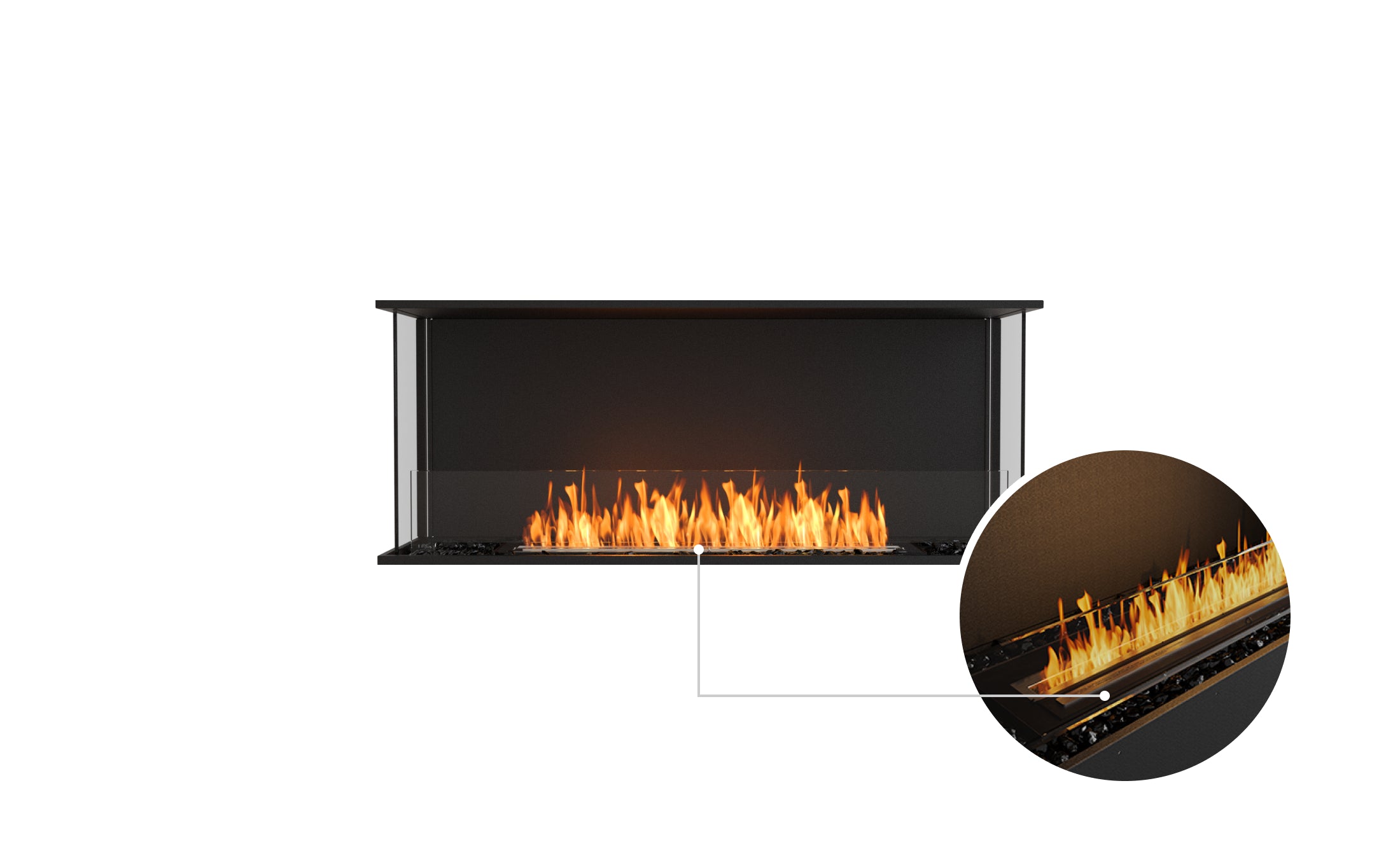 EcoSmart Fire Flex 50BY Bay Fireplace Insert