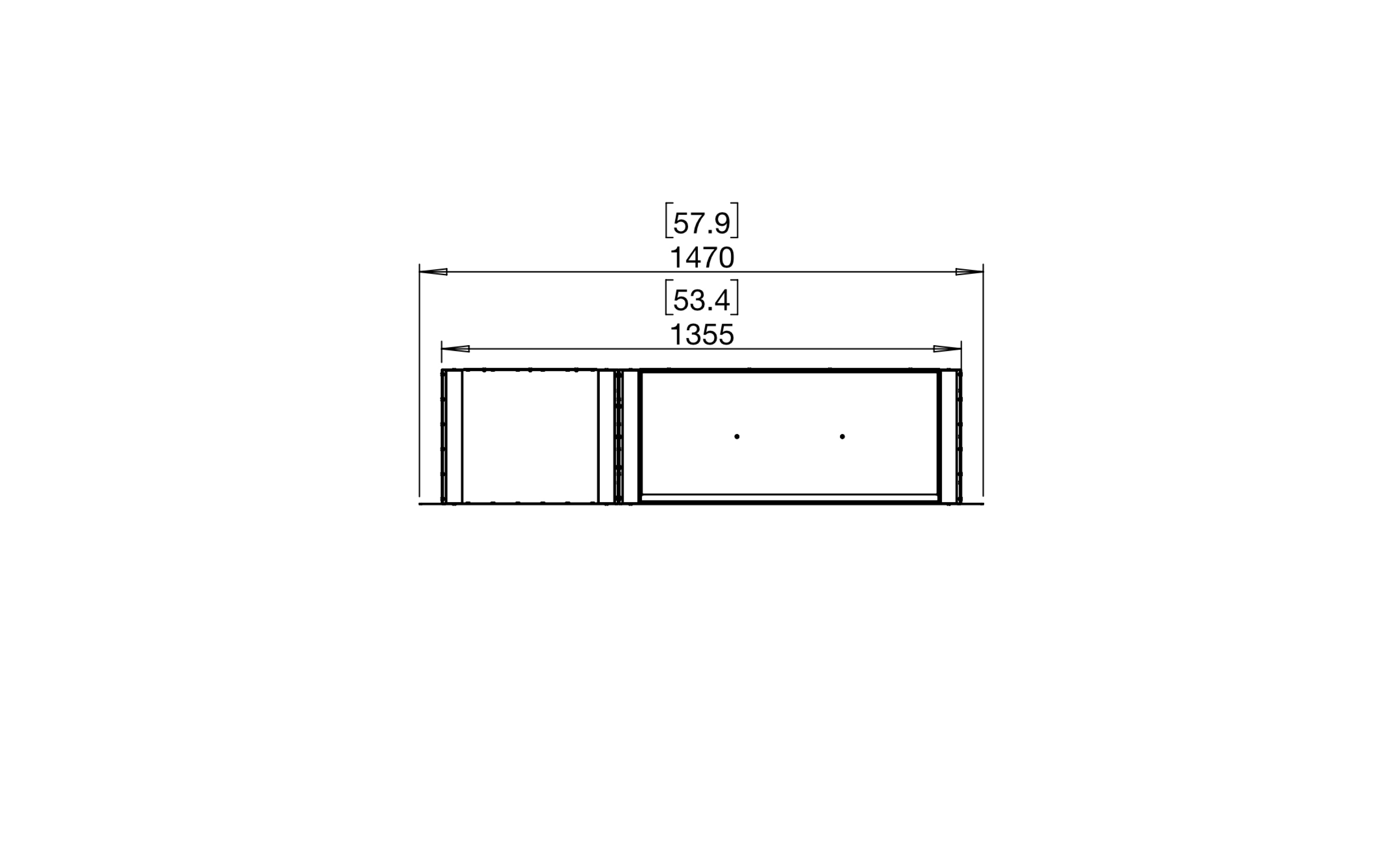 EcoSmart Fire Flex 50DB.BX1 Double Sided Fireplace Insert