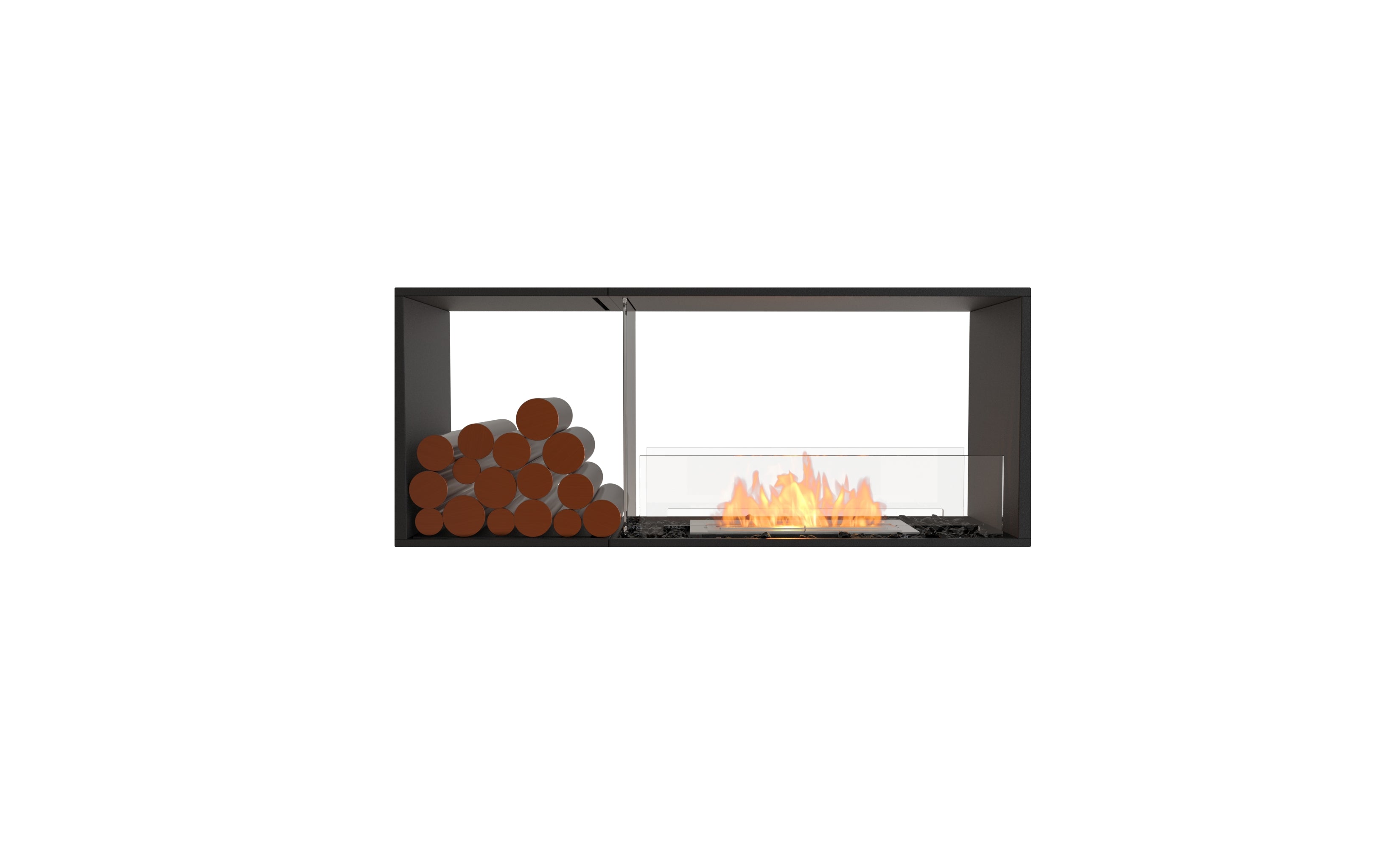 EcoSmart Fire Flex 50DB.BX1 Double Sided Fireplace Insert