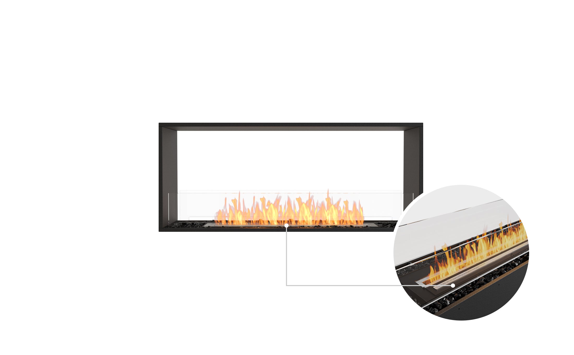 EcoSmart Fire Flex 50DB Double Sided Fireplace Insert