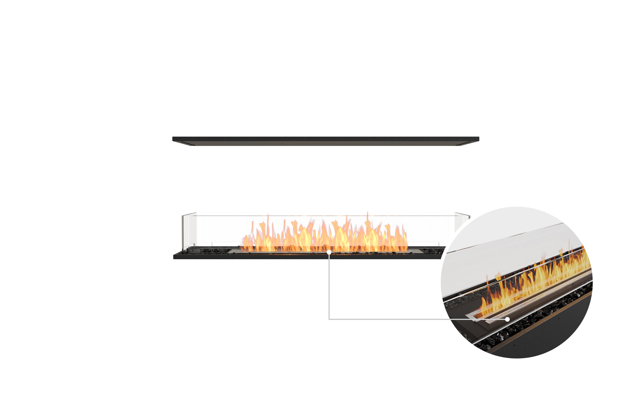 EcoSmart Fire Flex 50IL Island Fireplace Insert