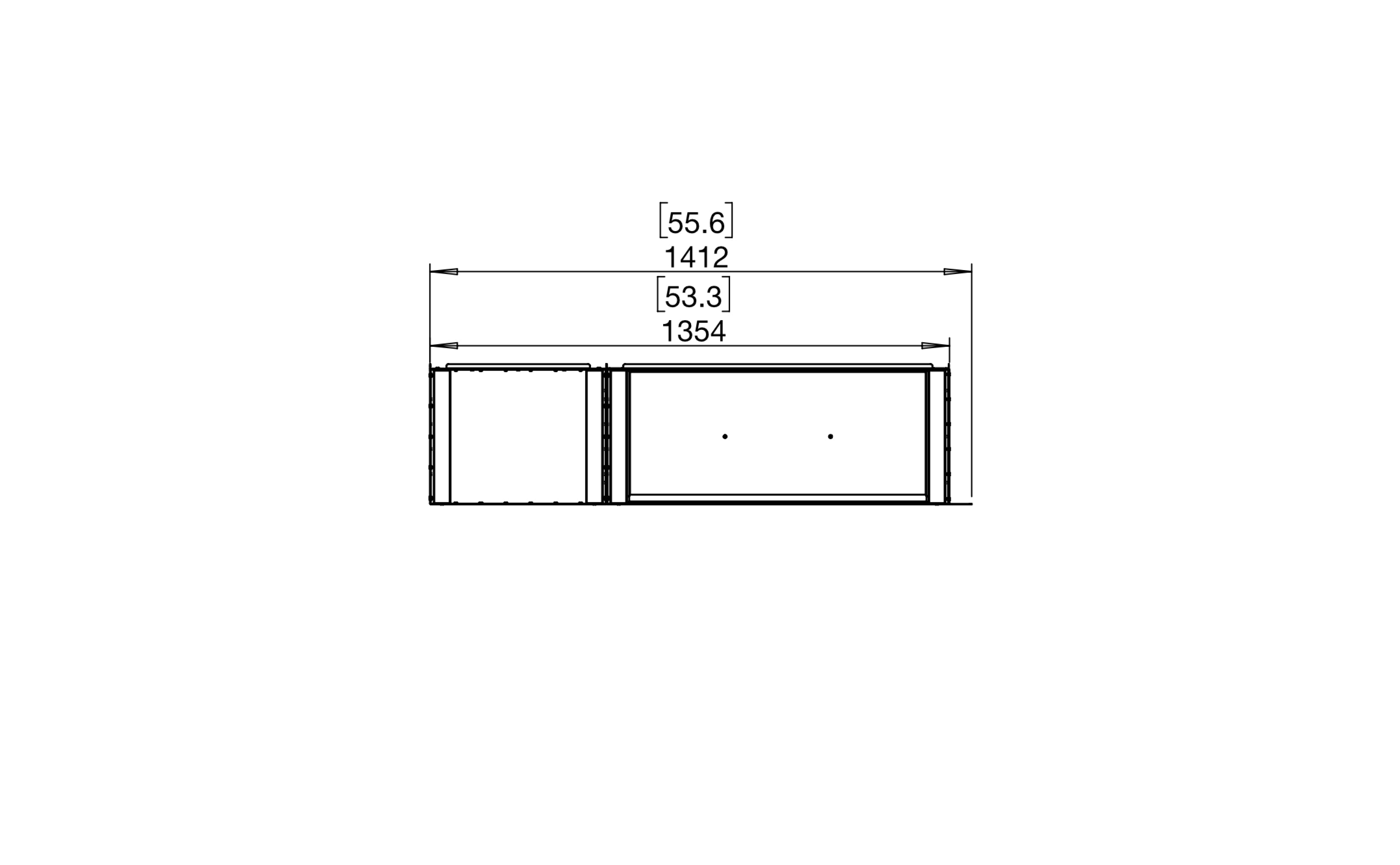 EcoSmart Fire Flex 50LC.BXL Left Corner Fireplace Insert