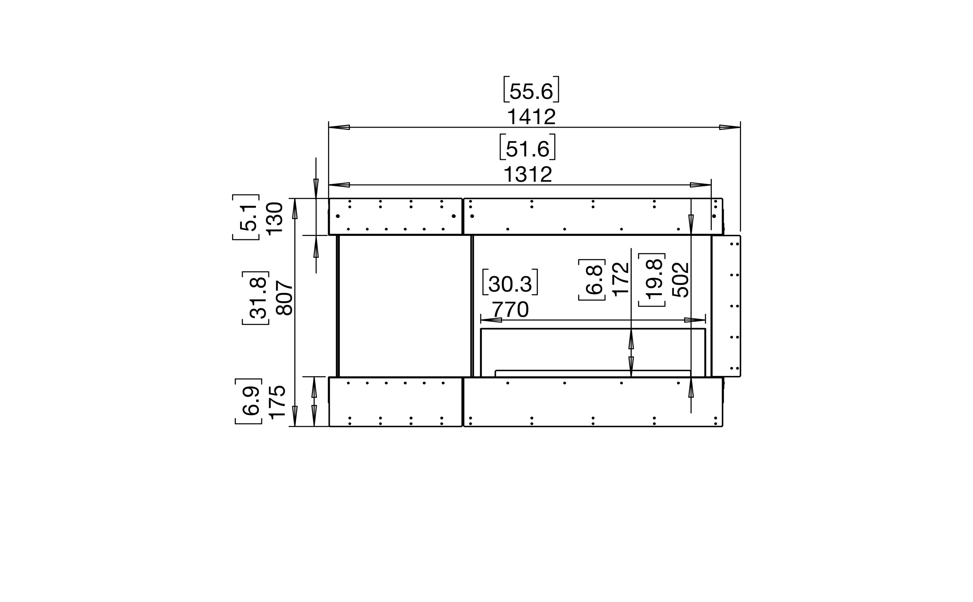 EcoSmart Fire Flex 50PN.BXL Peninsula Fireplace Insert