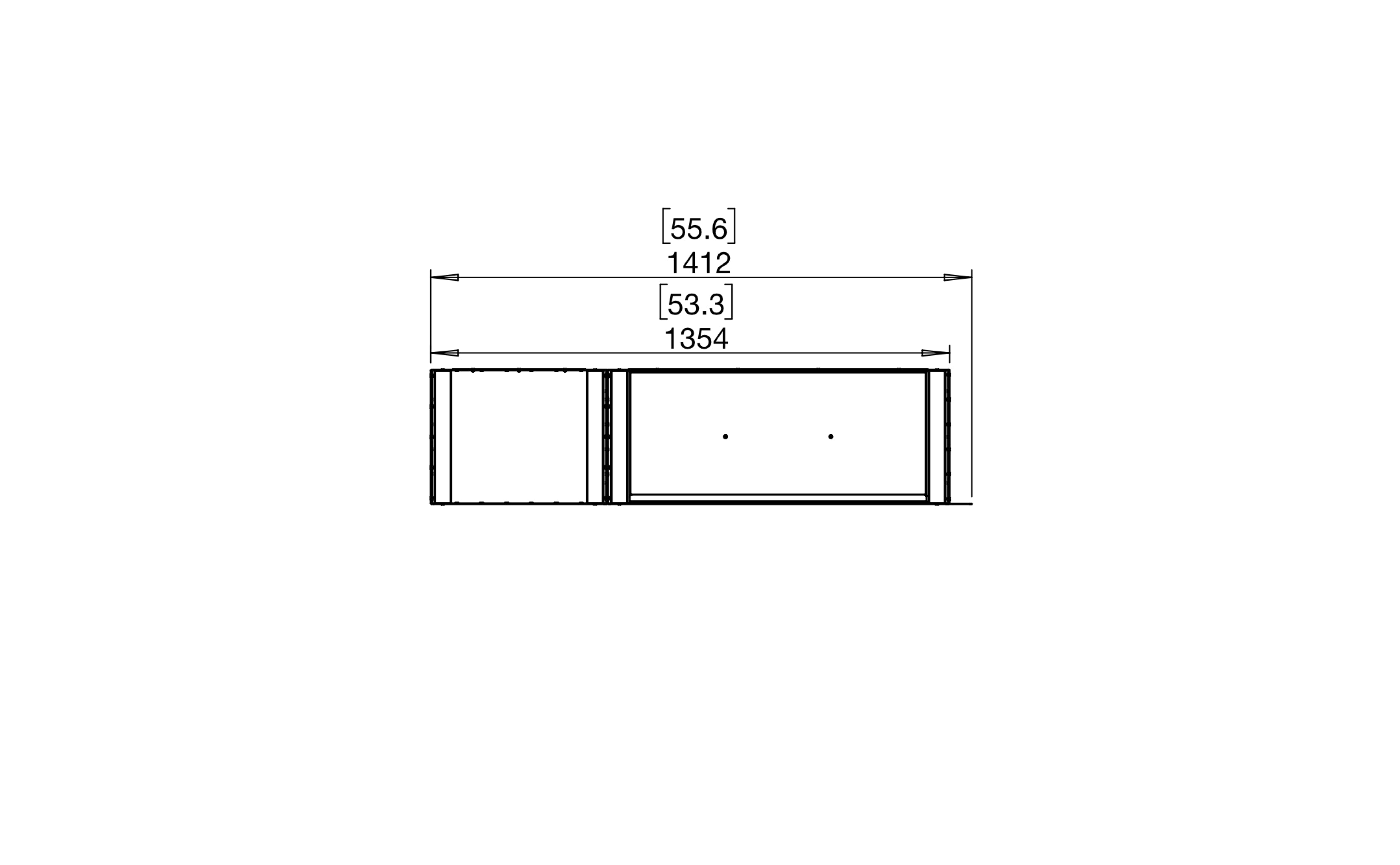 EcoSmart Fire Flex 50PN.BXL Peninsula Fireplace Insert