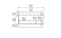 Thumbnail for Flex 50PN Peninsula Fireplace Insert