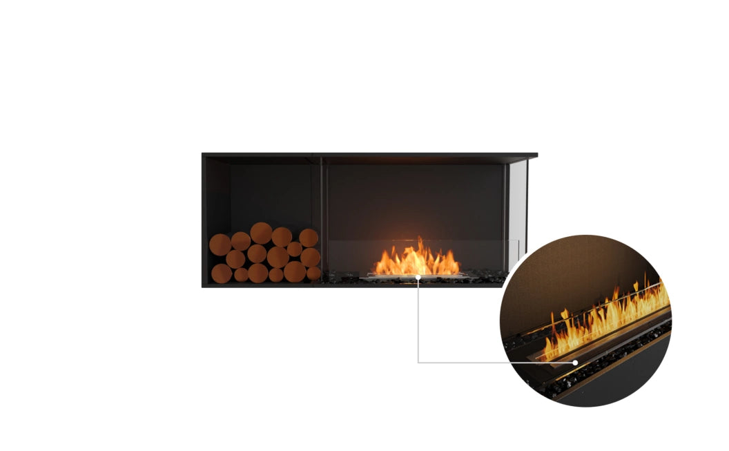 EcoSmart Fire Flex 50RC.BXL Right Corner Fireplace Insert