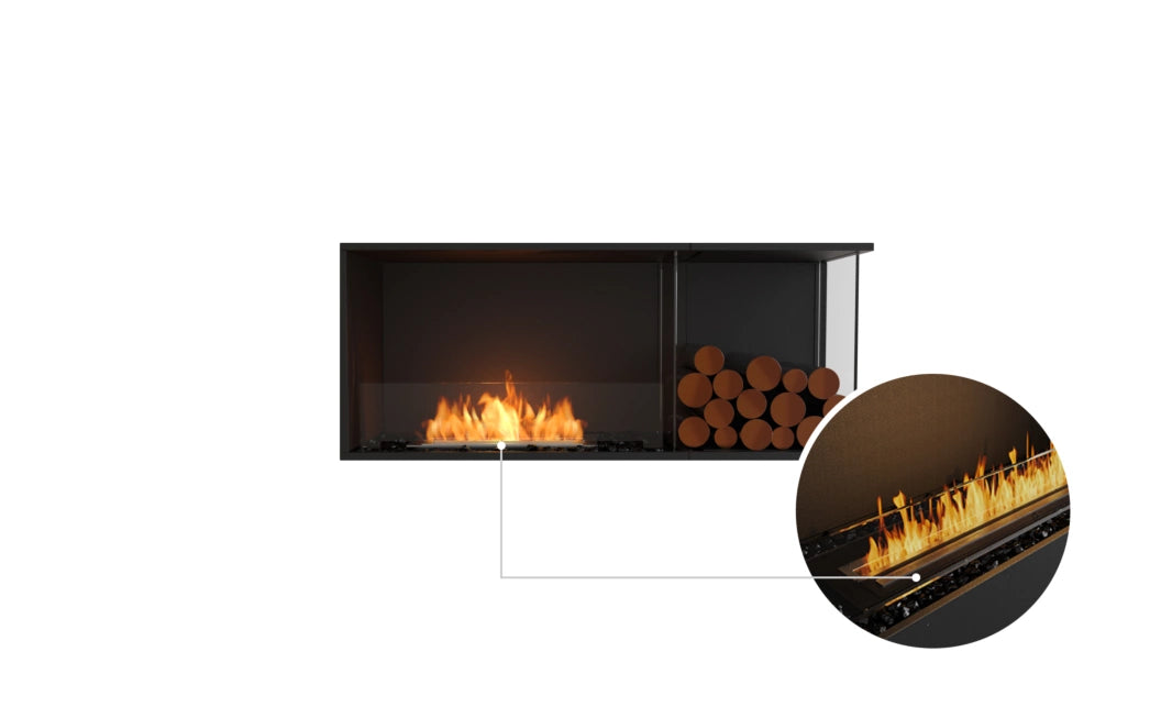 EcoSmart Fire Flex 50RC.BXR Right Corner Fireplace Insert
