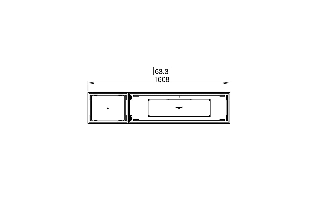 Flex 60BN.BX1 Bench Fireplace Insert