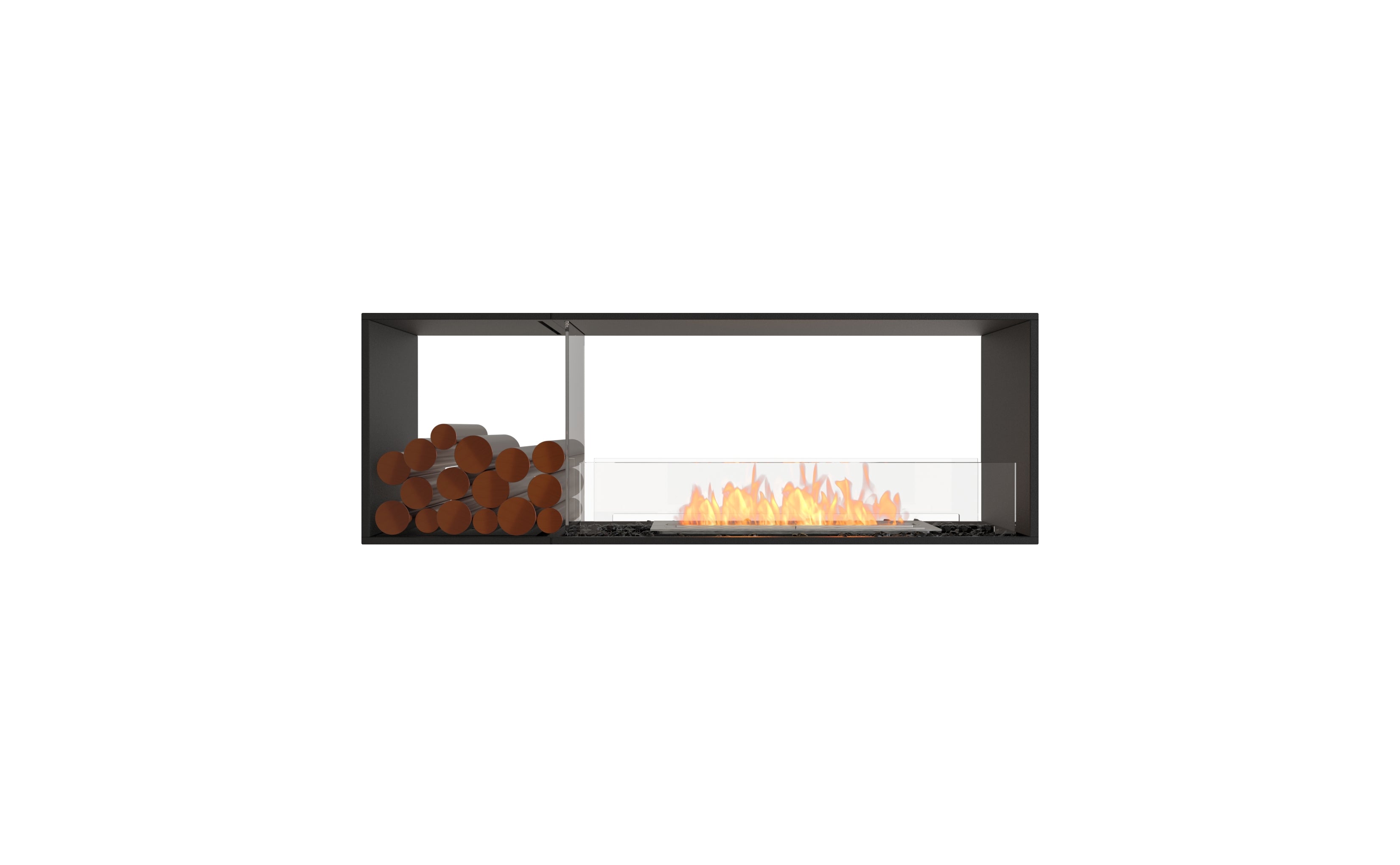 EcoSmart Fire Flex 60DB.BX1 Double Sided Fireplace Insert