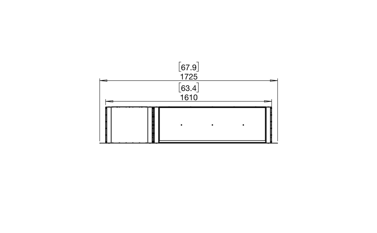 Flex 60DB.BX1 Double Sided Fireplace Insert