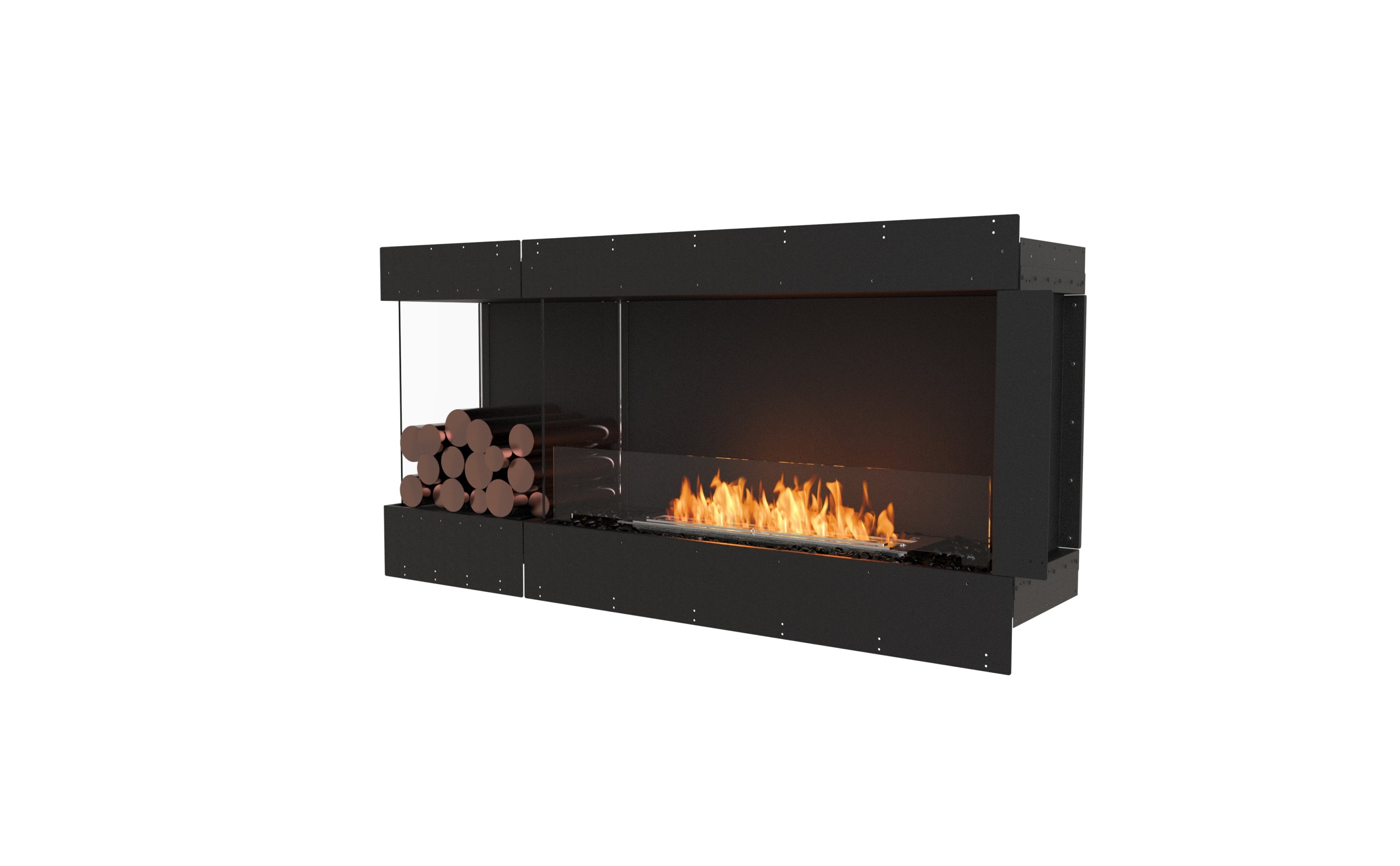 EcoSmart Fire Flex 60LC.BXL Left Corner Fireplace Insert