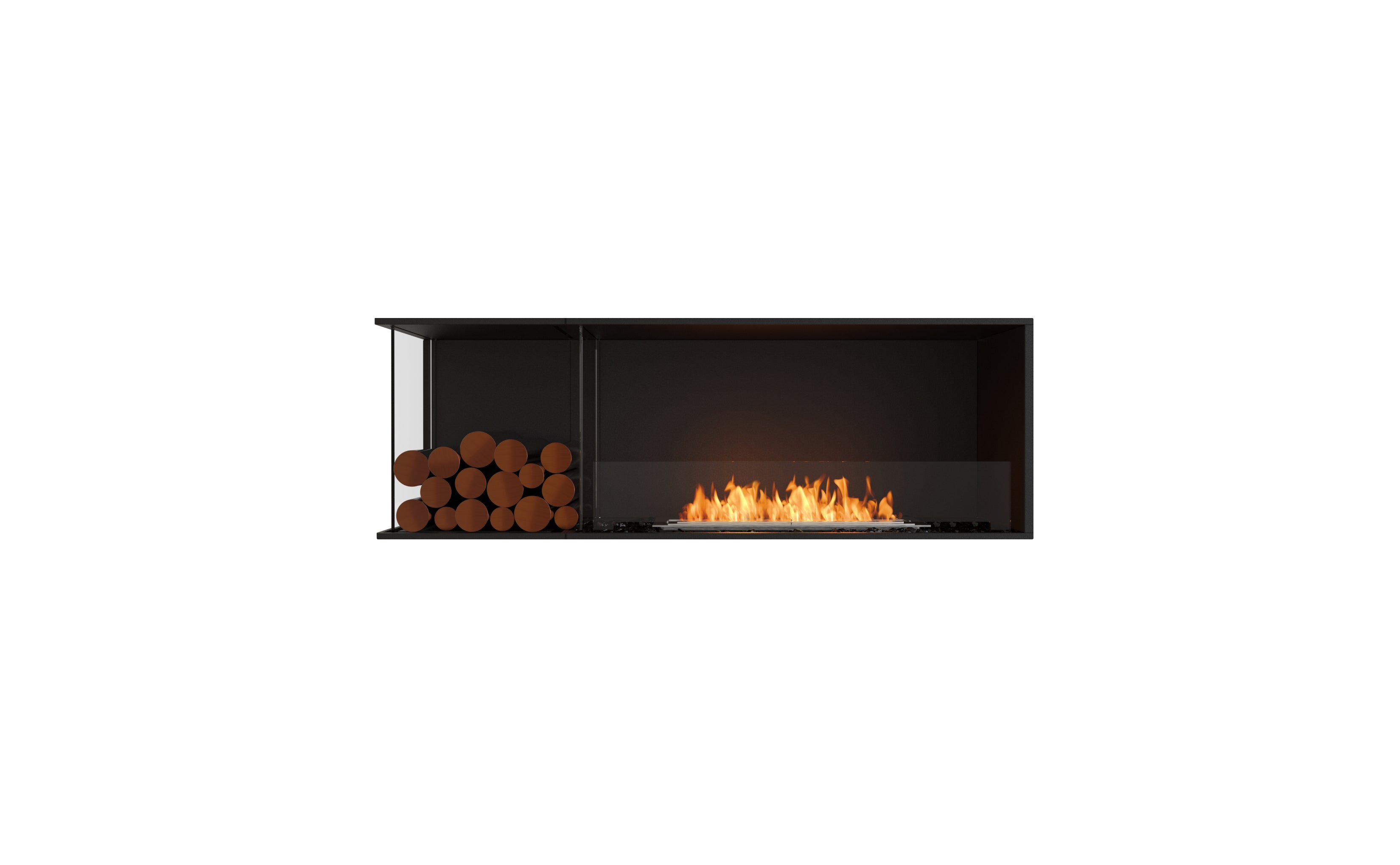 EcoSmart Fire Flex 60LC.BXL Left Corner Fireplace Insert