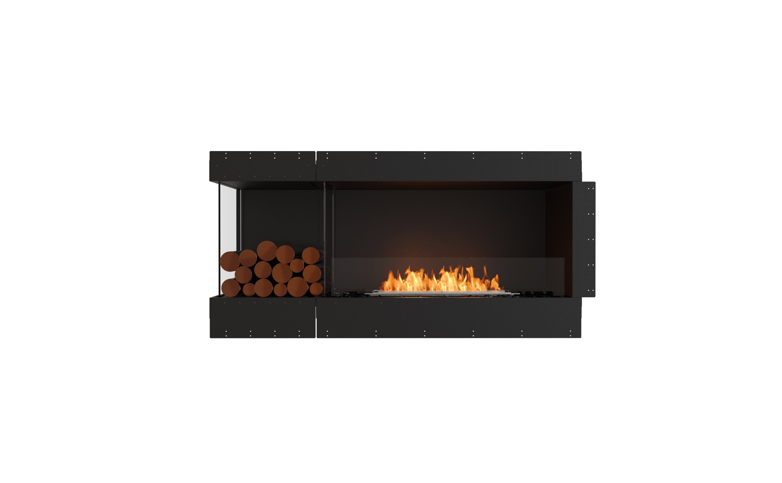EcoSmart Fire Flex 60LC.BXL Left Corner Fireplace Insert