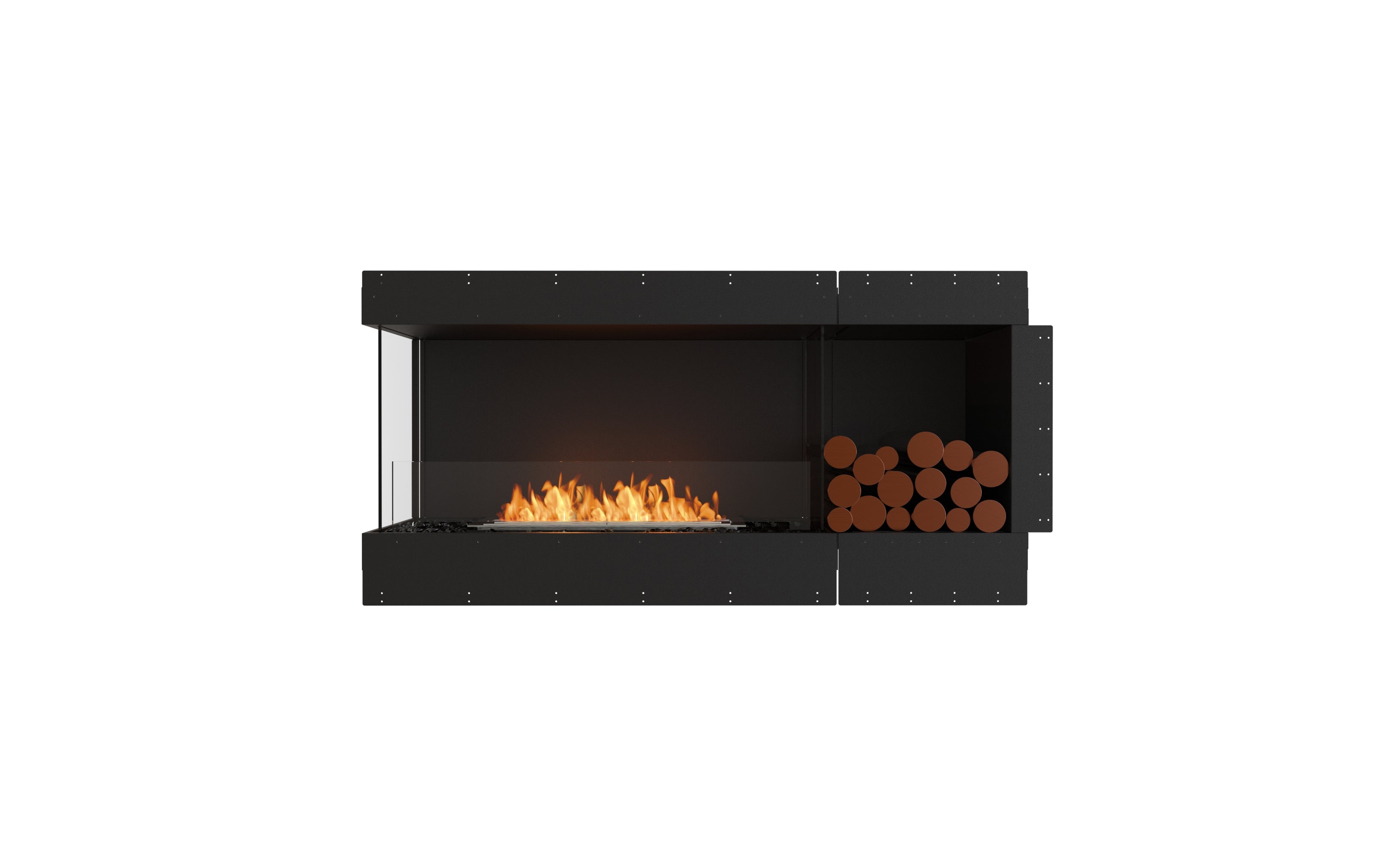 EcoSmart Fire Flex 60LC.BXR Left Corner Fireplace Insert